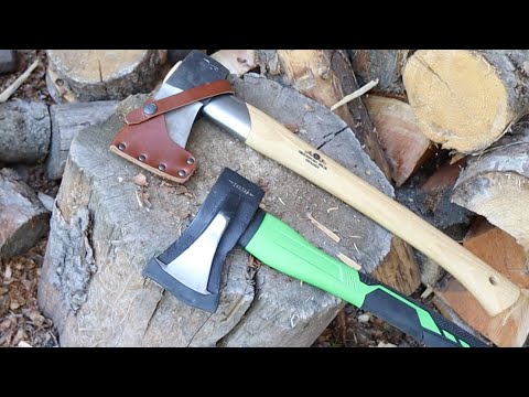 Splitting Axe vs Chopping Axe 1 YouTube video thumbnail