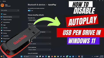 How to Disable autoplay USB pen drive in windows 11