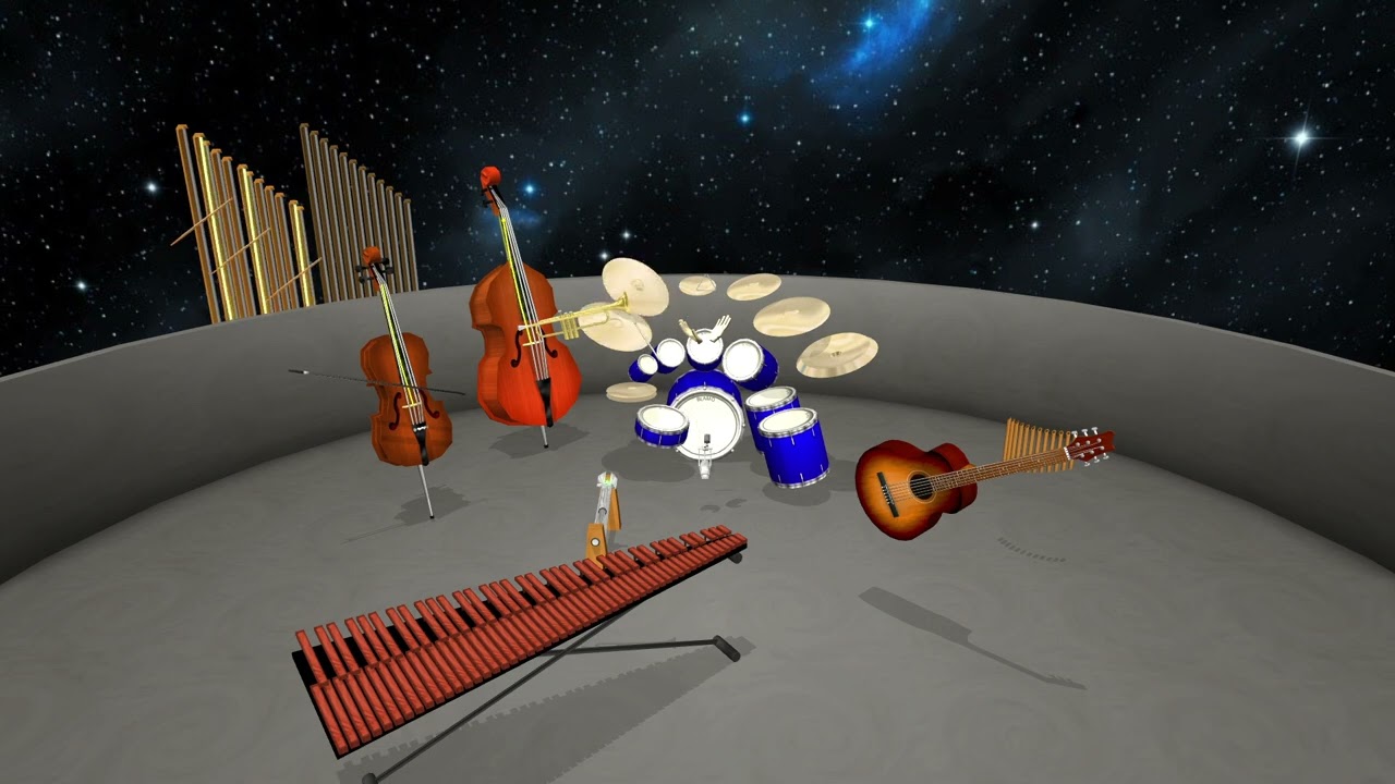 Stick Figures with the Super Mario 64 Soundfont (midis2jam2)