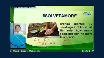 ETULAY MATH 6 Q2 WEEK2  Solving Problems Involving Different Types of Proportion