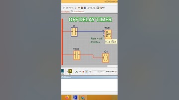 off delay timer #plc #ladderlogic