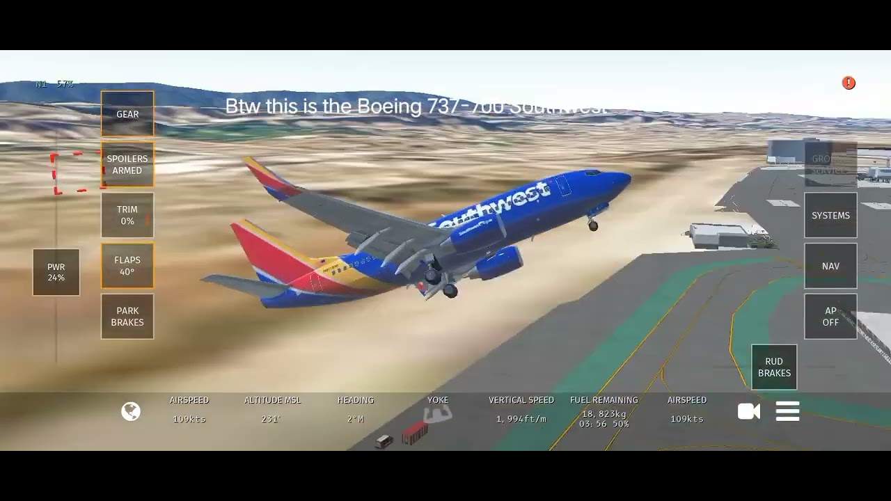 I'm play infinite flight simulator for the first time!!!!! - YouTube