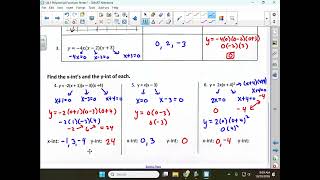 U4 1 Polynomial Functions Notes