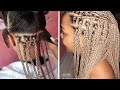 como colocar rastafári com linha artesanal de crochê #boxbraids #cabelocacheado #jumbo #rastafari