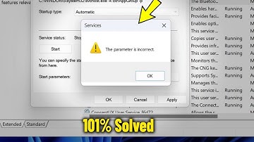 The parameter is incorrect During Change bluetooth user support service in Windows 11/10/8/7 - Fix ✅