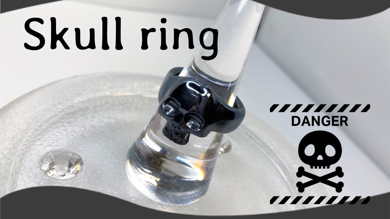 【エレカラ】アートクレイシルバーでスカルリングつくってみた【銀粘土】