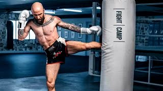 10 Minute Muay Thai Heavy Bag Workout | Fight Camp