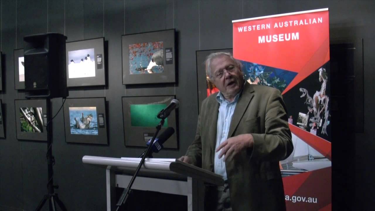 Sir David Attenborough's visit to the WA Museum