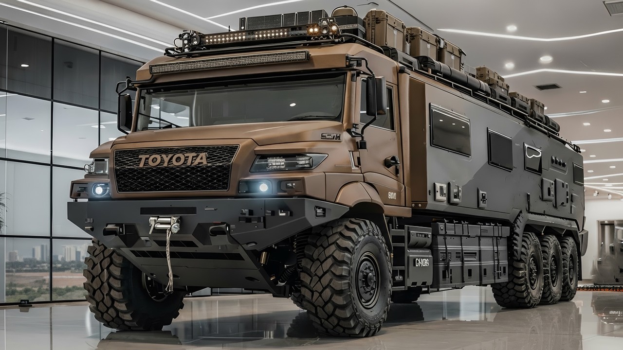 Toyota OVERLORD 8x8 2026 года — самый мощный кемпер, который когда-либо представляла себе Toyota!