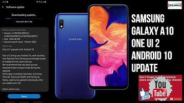 SAMSUNG GALAXY A10 ONE UI 2 ANDROID 10 OFFICIAL STABLE UPDATE ROLLED OUT. SEE ALL NEW.......