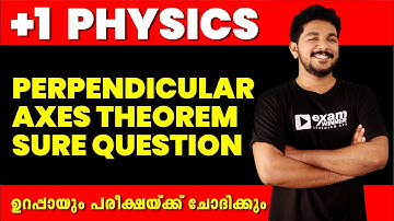 Plus One Model Exam | Physics | Perpendicular Axis Theorem | Exam Winner