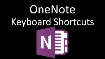 OneNote Keyboard Shortcuts