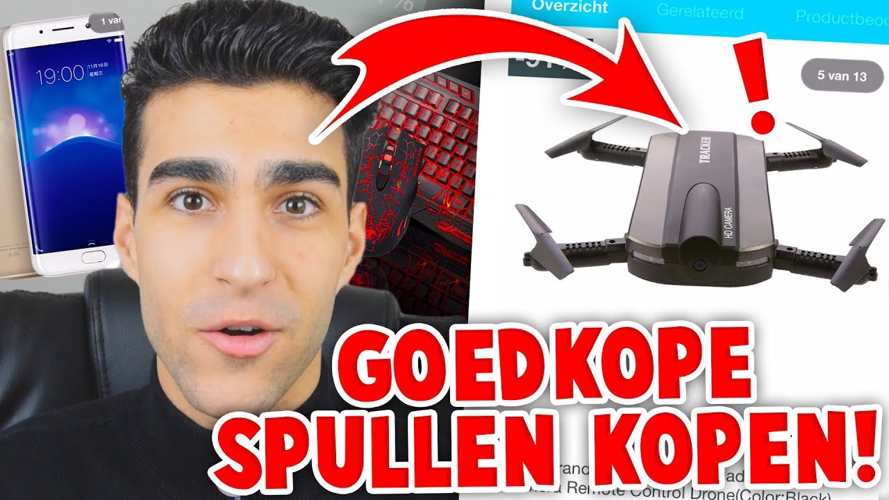 Perforeren scheren Azië DRONE KOPEN VOOR 20 EURO?! - Shoppen met Peys - afl. 3 - YouTube