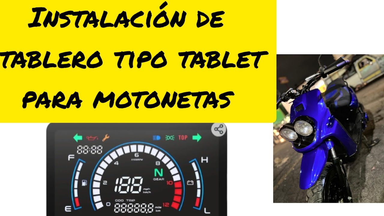 COMO COLOCAR TABLERO DIGITAL TIPO TABLET UNIVERSAL A ITALIKA WS !!😎FACIL Y RÁPIDO