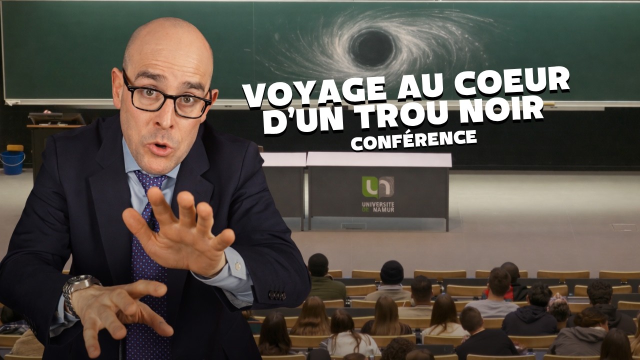 Voyage au Coeur d'un trou noir : Conférence à l’Université de Namur