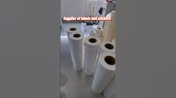Customized stickers and labels. #label #factory #printing #customlabels #machine #labelmaking
