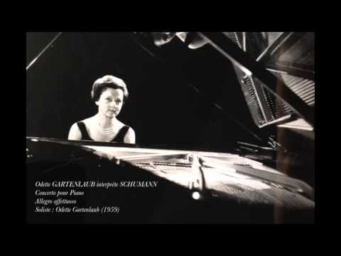 ODETTE GARTENLAUB interprète SCHUMANN