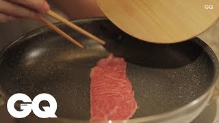 日本料理「青柳」へ弟子入り！Part2【肉の焼き方 ランプ編】 | GQ TASTE | GQ JAPAN