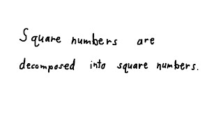 Square Numbers Are Hiding Something
