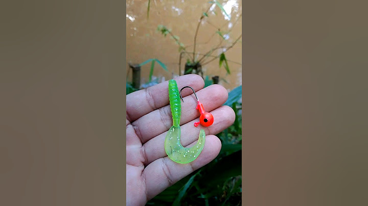 how to put a lure on a jig head #lure #fishing #jighead #bait #softlure #tutorial #tips
