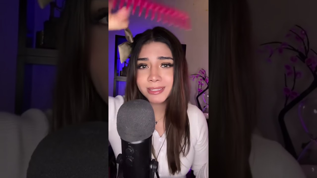 ASMR - Te PEINO 🌸 IG: Anny.asmr #tingles #mouthwhisper #asmr #relax #asmrsounds #asmrvideo #shorts