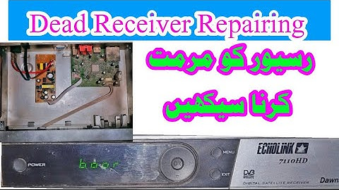 Echolink 7110 HD Dead receiver repairing haint | Dead receiver repairing |Dead dish hardware problem