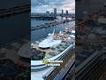 Cruise Ships Parked at Docks in Major European Cities