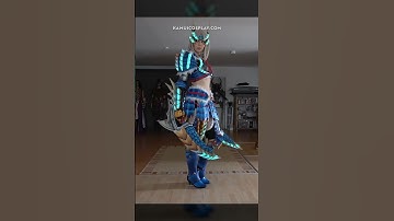 My Zinogre LED cosplay! ⚡️ #cosplay #diycrafts
