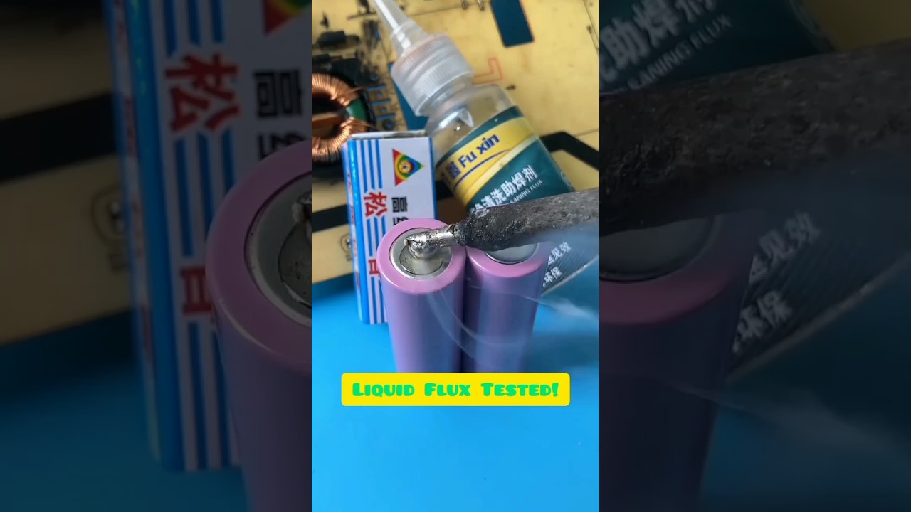 Точечная пайка аккумуляторов для массового производства. 