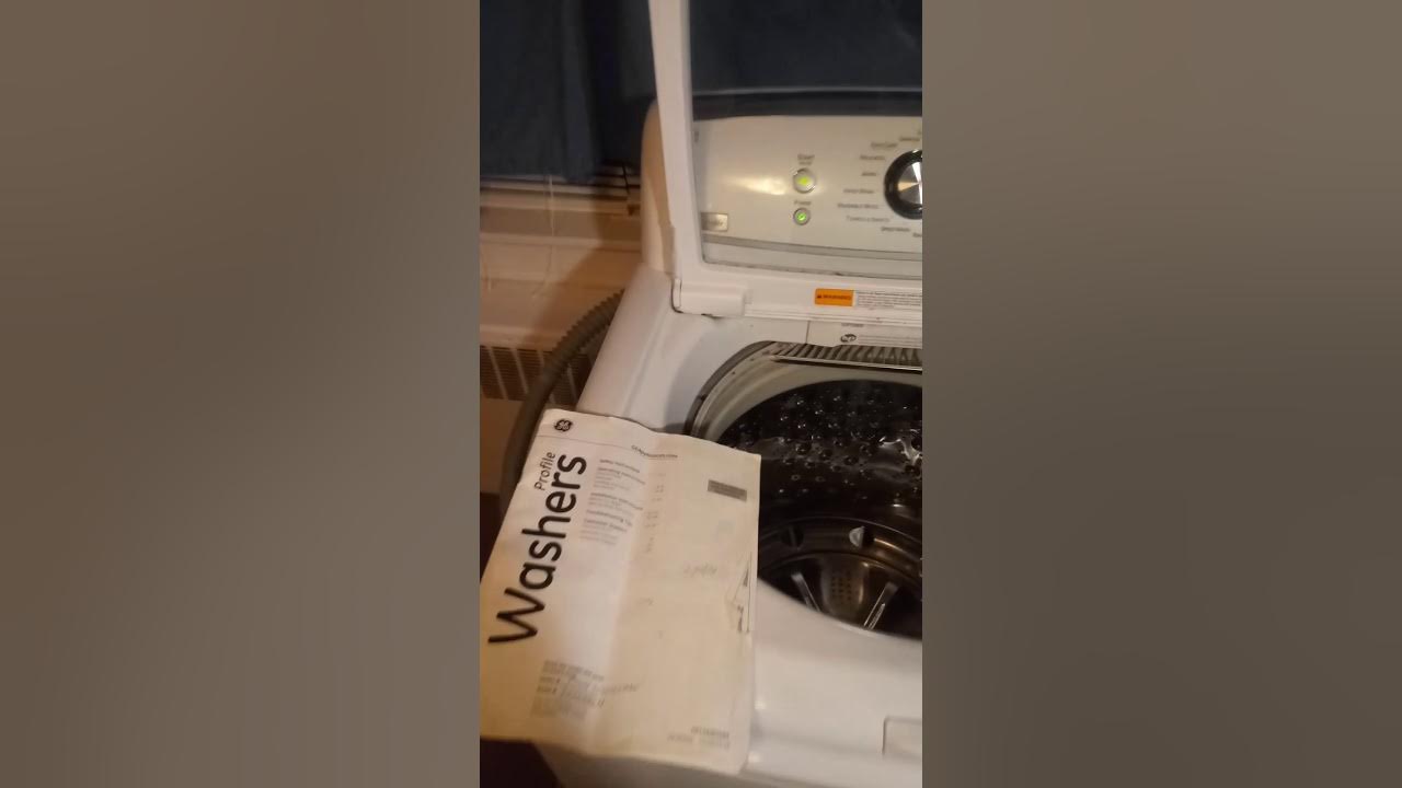 GE Profile washer lid wont lock FIXED YouTube