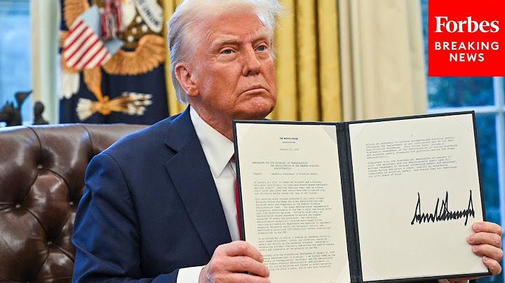 BREAKING NEWS: Trump Signs Multiple New Executive Orders While Taking Questions From Reporters