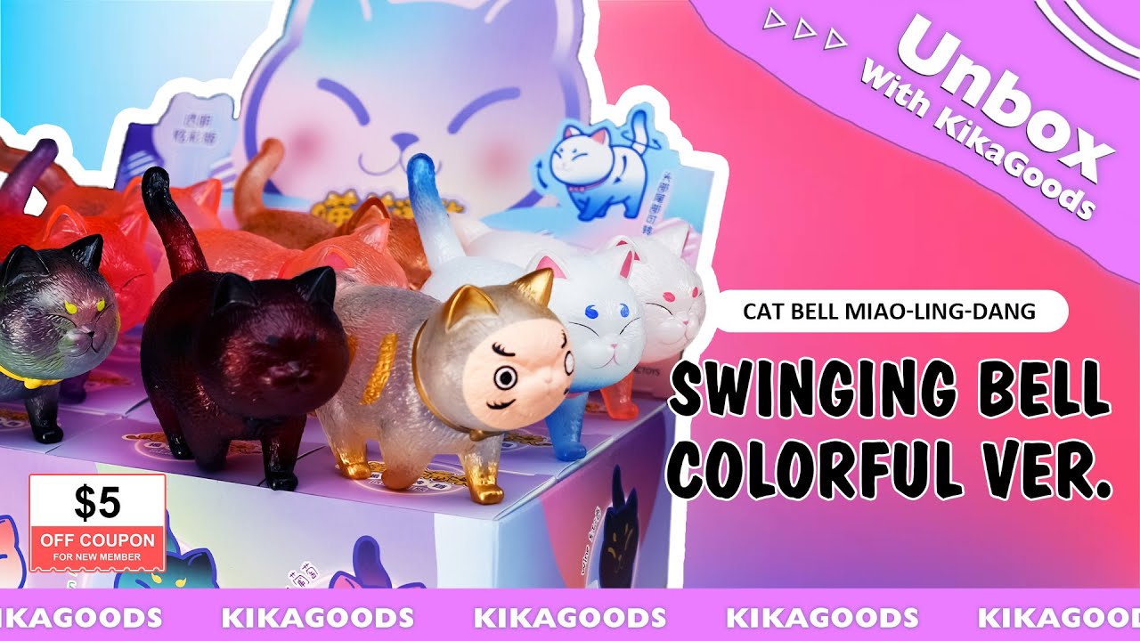 Unbox With KikaGoods!  Cat Bell Miao-Ling-Dang Swinging Bell