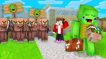 Why Did Villagers Kick Mikey Out Of The Village in Minecraft? (Maizen)