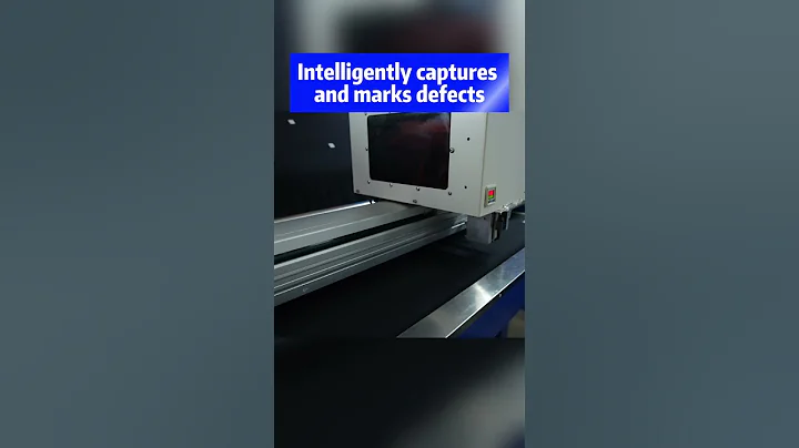 AI fabric inspection machine automatically captures and marks defects, improving quality control!
