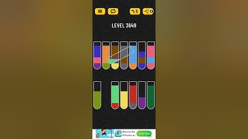 water sort puzzle level 3649