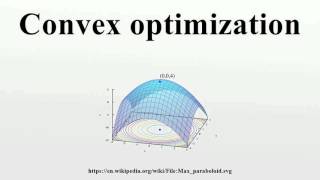 Convex optimization