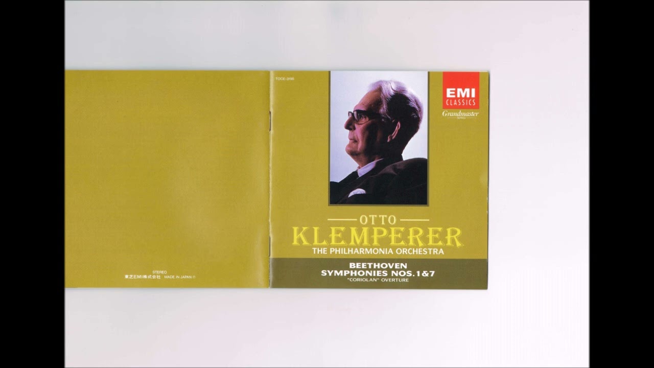Beethoven - Symphony No.1 Klemperer Philharmonia - YouTube