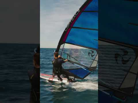 Foil and Fin Delight  #loftsails #windsurfing #windvision