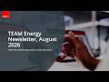 TEAM Energy August 2026 Newsletter: Energy Management, Net Zero and Sustainability Reporting Updates