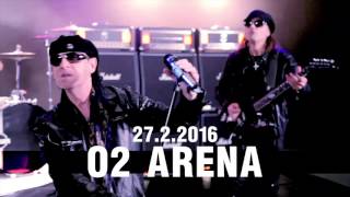 Scorpions vystoupí 27. 2. 2016 v pražské O2 areně
