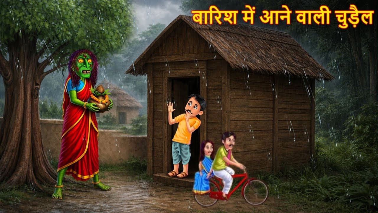 बारिश में आने वाली चुड़ैल witch in the rain Hindi kahaniyan stories in bhutiya Bhoot ki kahani 