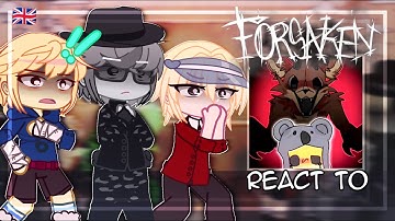 Forsaken React to 99 Nights in the Forest | Missing Children | X2 SPEED |  Gacha Club