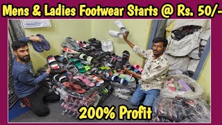 Wholesale Footwear Starting From Just Rs. 50/- | #footwear #chappal #crocks
