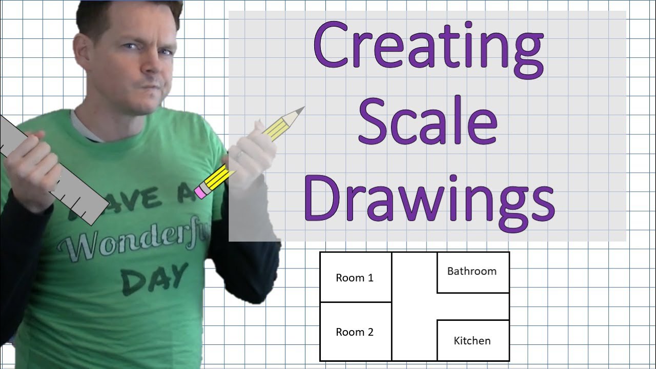 How to Make a Scale Drawing  11th Grade  Simplifying Math Throughout Scale Drawings Worksheet 7th Grade