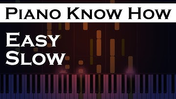 Hello - OMFG - Easy SLOW Piano Tutorial