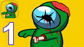 Imposter Crew: Zombie Attack - Gameplay Walkthrough Part 1 All Levels 1 - 16 (Android,iOS)