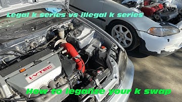 K20z1 vs k20a2 part 2 ( how to legalize your k swap )