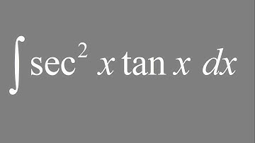 Integral of sec^2(x)tan(x) dx
