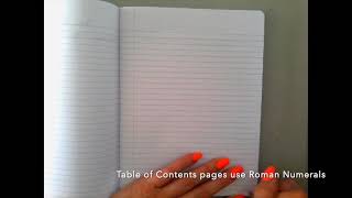 Science Composition Notebook Set up