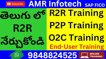 FI R2R End-user course content details Telugu  sap End-user course - FICO Super User Training Course
